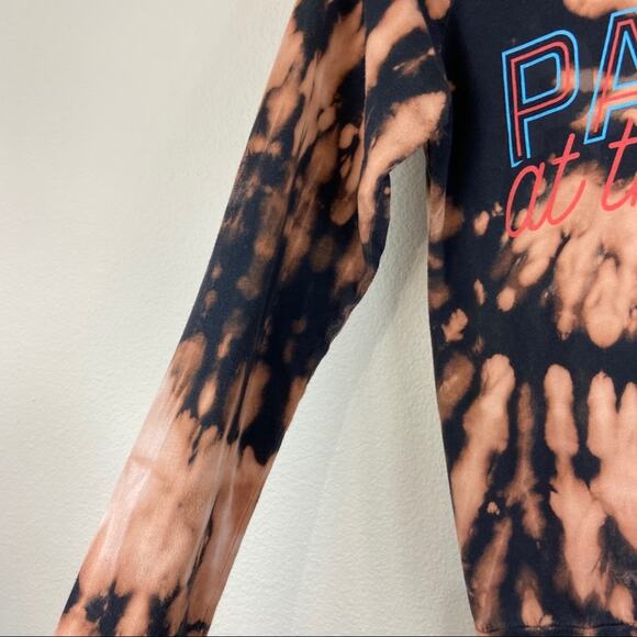 Panic At The Disco Custom Bleached LS Tee Sz S - Picture 3 of 4